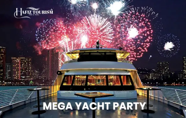 Mega Yacht Party with Unlimited Food and Beverages