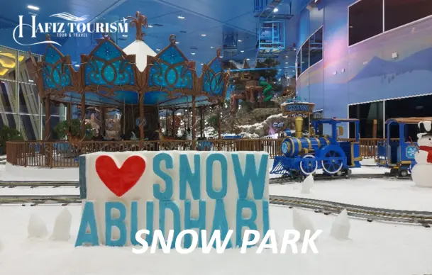 Snow park in Abu Dhabi