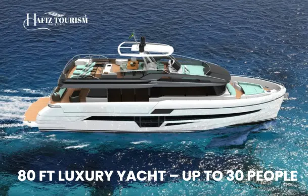 80 Ft Luxury Yacht – Up To 30 People
