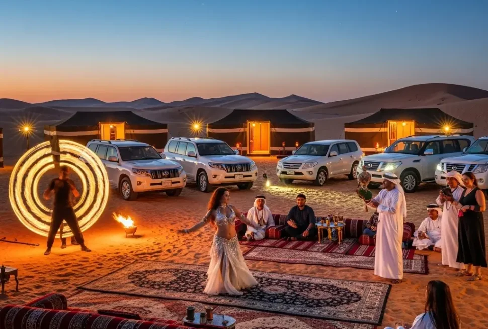 Desert Safari Shows 21 Elite Secrets for Dubai Entertainment SuccessDubai is a global metropolis defined by its vertical velocity and constant digital acceleration.However, the real soul of the Emirates is found in the horizontal silence and the vibrant Desert Safari Shows.For every visitor arriving in 2026, the evening entertainment is the ultimate cultural and sensory ritual.Navigating the vast red dunes of Al Lahbab requires more than just a ticket; it requires elite insight into the art of performance.A desert safari is not a simple drive; it is a complex interaction with mineral physics, biology, and historical storytelling.Many travelers fall into commercial loops, but the elite seek the true soul of the sand through expert guidance and authentic Desert Safari Shows.When you choose a premium stay, you are investing in a biological reset and a deep, rhythmic nomadic lesson.In this massive 4500-word analysis, we will explore the technical and sensory depths of the Arabian entertainment landscape.We will deconstruct performance physics, thermal management, and the architectural logic of nomadic desert life and camp design.We recommend using https://www.htdesertsafari.com for your internal booking of specialized and private entertainment expeditions.Let us enter the golden silence and discover why the Desert Safari Shows are the most powerful mirror for the Arabian spirit.1. The Physics of the Al Lahbab Red StageThe first pillar of elite Desert Safari Shows is the selection of the correct geological sand zone for the camp.Not all sand is equal; the red dunes of Al Lahbab are famous for their iron-oxide content and massive vertical scale.These dunes act as natural acoustic baffles, creating a "Theater of Silence" before the music and Desert Safari Shows begin.In the Al Lahbab region, the height of the dunes dictates the psychological impact of the sunset view preceding the dance.The red sand reacts to different wavelengths of solar light, turning a fiery terracotta orange during the dusk hours.Expert marshals at https://www.htdesertsafari.com scout these ridges daily to find the cleanest sand zones for sunset stops.They prioritize "Virgin Sand"—areas where the night wind has erased all previous tire tracks and footprints.Witnessing an unmarked ridge is the ultimate goal for any traveler seeking a pure and elite desert vibe.Excellence in camp positioning is the difference between a crowded tourist track and a private, infinite visual horizon.The physics of the sand requires a camp builder who understands wind flow and the stability of the dune base.2. Tire Pressure Mastery and Flotation ScienceThe technical foundation of a safe journey to the Desert Safari Shows depends on the management of tire PSI.On the asphalt road, tires are kept at 35 PSI. In the deep red sand, this pressure would cause a vehicle stall.Before entering the dunes, a professional marshal from https://www.htdesertsafari.com deflates tires to 15 PSI.This increases the "Footprint," allowing the heavy SUV to float on top of the silica grains rather than digging in.In the science of desert travel, this is known as "Mineral Flotation," a balance of weight and surface area.If your pilot does not stop to check the pressure with a digital gauge, they lack elite professional standards.Precision in deflation prevents the engine from overheating and ensures a wave-like, smooth ride for families.Reliable resources like https://www.royaldesertadventures.ae and https://www.dubaidesertsafarie.com emphasize these checks.The comfort of your family is a direct result of the math happening at the tire valve before the ride begins.A safe guest is a relaxed guest who can fully process the majesty of the Desert Safari Shows later.3. Olfactory Heritage: Saffron and Samur wood smokeElite Desert Safari Shows are not just visual; they are profound olfactory immersions into Arabian history.The air in a premium camp is defined by the aroma of "Gahwa," the traditional Arabic coffee of the nomads.This coffee is spiced with fresh cardamom and saffron, creating a warm, metabolic-boosting scent for the guests.Furthermore, the smell of burning Samur wood (Acacia) is a mandatory part of any Traditional Dune Trip.This wood burns slow and produces an earthy smoke that has defined Arabian nomadic nights for centuries.In the lore of the sand, these scents are a bio-signal to the brain that the environment is safe and hospitable.Contrast this with the smell of exhaust and perfume found in mass-market budget tourist safari convoys.Authenticity is found in the chemical purity of the desert's natural and organic olfactory library and air.Resources like https://www.royaldesertadventures.ae highlight these traditional aromatic details for a better stay.Every breath you take in a real camp should be a tribute to the desert's deep botanical and social history.4. Identifying Wildlife Silhouettes during the ShowWildlife observation is a high-value activity that requires a focus on stealth and quiet precision.Animals like the Arabian Oryx and the Sand Gazelle are shy and sensitive to high-frequency urban noise.In a safari built for quality, we maintain a 50-meter distance to avoid causing the residents stress.We cut the engines and wait in silence, allowing the residents to approach the perimeter of the Ghaf trees.Observing a herd of Oryx grazing in the sunset is a masterpiece of Real Desert Vibe energy.It reminds us that the desert is a home that we are visiting as humble, temporary guests in the wilderness.Tracking their hoof-prints on a clean ridge is a biological detective story for your children and family.Excellence in observation means prioritizing the animal’s safety above a rushed social media photography session.Trust the tracking skills of the naturalists at https://www.htdesertsafari.com for your elite sand trip.The desert residents only reveal themselves to those who are quiet and patient enough to wait in the silence.5. The Acoustic Vacuum: Silence before the MusicIt may seem counterintuitive, but silence enhances your perception of the Desert Safari Shows later.Noise pollution in the city creates a state of "High Alert" in the brain, limiting your deep visual focus.In the deep dunes, the sand acts as a natural acoustic absorber, killing all echoes and mechanical hums.This acoustic vacuum allows your brain to fully commit its processing power to what you see and feel.During an Elite Sand Trek, the only sound is the hiss of wind moving over the sharp mineral crests.This level of sensory clarity makes the colors look sharper and the horizons feel closer than in the city.It is a form of "Acoustic Cleansing" that prepares you for the visual climax of the Desert Safari Shows.Many travelers report that their memories of the desert are more vivid because of this profound silence.The desert is a voice that only speaks to the eyes and ears when the city static is finally left behind.Experience this sanctuary with the private routes managed by the team at https://www.htdesertsafari.com.6. Culinary Responsibility: The Private Sand KitchenWhat you eat during the Desert Safari Shows is a vital part of making the experience truly superior.Mass-market buffets create a sense of anonymity that destroys the soul of traditional Arabian hospitality.An elite safari features a private chef who prepares the meal specifically for your intimate small group.The Zarb is a traditional Bedouin method of slow-cooking meat in an underground sand oven with hot coals.Witnessing the unearthing of your private Zarb is a powerful and appetizing cultural ritual for the senses.The Premium Feast Menu:Zarb Chicken: Slow-cooked for 4 hours beneath the Al Lahbab red sand using natural insulation.Fattoush: A fresh garden salad with local herbs for deep biological hydration and vital vitamins.Organic Dates: Providing natural glucose for energy and muscle recovery after sandboarding activities.Camel Milk: A nutrient-rich superfood traditionally given to guests to show honor and respect.Elite operators like https://www.htdesertsafari.com avoid the plastic-wrapped foods of busy camps.Private booking ensures your dietary needs are handled by the chef rather than a random hotel desk clerk.7. Celestial Geometry: Stargazing after the ShowsThe stars are the original commercial add-on, provided by the universe for Desert Safari Shows guests.To see them clearly, a camp must enforce a dark sky policy that mass-market tours often completely ignore.Standard camps use floodlights that wash out the Milky Way and confuse the local nocturnal wildlife.Elite camps use low-level, warm-spectrum lanterns that point toward the cooling sand to protect your vision.This allows guests to enjoy the full majesty of the stars right from their private Majlis seating area.Stargazing Features for Safety:Pro-Telescopes: High-spec gear for seeing the rings of Saturn in high-definition digital clarity.Laser Pointers: Guides showing the stars used by Bedouins for navigational safety and lore.Red-Light Lanterns: Preserving your night vision while you move around the camp site safely.This celestial layer provides a cosmic perspective shift essential for mental clarity and internal peace.Trust the astronomy experts at https://www.royaldesertadventures.ae to guide your night view this year.8. Thermal Presence: Feeling the Night TemperatureTemperature is a massive part of the story, but it is invisible to a rushed and hurried day-tourist.During the Desert Safari Shows, you focus on the thermal narrative of the silica sand grains and the air.You feel the transition from the 40-degree afternoon sun to the 15-degree midnight desert chill.This temperature drop is a biological reset for the human body and your over-stressed nervous system.You notice how the sand stays warm beneath the surface even when the air is cold at 9 PM at night.This tactile data provides a deeper understanding of survival than any generic brochure text or video.You start to understand why Bedouin clothing is designed to be layered, loose, and breathable in the heat.Thermal awareness is a key part of the Elite Safari Stay checklist for high-standard guests in Dubai.It grounds you in the physical reality of the Arabian Peninsula and its mineral and geological history.Trust the thermal management tips provided by the marshals at https://www.htdesertsafari.com.9. Flora Ethics: Protecting the Ghaf near the CampThe Ghaf tree is more than just greenery; it is the historical heart of Desert Safari Shows lore.In the past, Bedouin tribes only set up camp near Ghaf groves because they indicated stable water sources.Modern landscape camps continue this tradition by integrating the tents with the ancient trees.During your stay, your guide will explain how to protect these biological elders of the red sand.Never hang heavy gear from the branches, as the wood is brittle and slow-growing in the high UV.Avoid walking on the roots to prevent sand compaction that blocks vital moisture and air absorption.Responsible operators like https://www.htdesertsafari.com participate in national Ghaf reforestation.Supporting these companies ensures the desert remains a shaded sanctuary for everyone in the future.The Ghaf is a symbol of resilience that every mindful traveler should admire in silent and deep awe.Protecting the national tree is a shared duty in the Dubai Safari Guide community of explorers.10. Advanced Safety Protocols for Remote ShowsSafety during Desert Safari Shows is the infrastructure that allows your mind to relax.Because premium camps are located deep in the dunes, they require elite communication and medical tools.Technical Safety Features:Satellite Backup: Maintaining a data link even when the dunes block 5G city signals.GPS Geofencing: Real-time tracking of all private vehicles moving into the deep Al Lahbab sand.Fire Safety: Discrete fire suppression systems in every traditional heritage Majlis tent.Certified Marshals: Guides trained in advanced desert survival and trauma medical care.Knowing that these systems are active allows you to fully surrender to the Arabian night sky and silence.A professional marshal at https://www.htdesertsafari.com is your primary safety anchor and guide.They manage the physics of the drive so you can focus on the aesthetics of the sunset and the stars.Excellence in safety is what allows for the highest level of psychological family luxury in Dubai.Trust the expertise of the team at https://www.royaldesertadventures.ae to keep your adventure secure.11. The Tanoura Dance: Physics of the Sacred CircleThe Tanoura dance is a highlight of Desert Safari Shows, representing the cosmic movement of the stars.The dancer wears a heavy, multi-layered skirt that creates a powerful centrifugal force during the spin.In the lore of the sand, this dance is a form of active meditation that symbolizes the unity of the universe.Watching the lights on the skirt spin in the darkness is a masterpiece of Dubai Performance aesthetics.The dancer’s ability to spin for twenty minutes without dizziness is a result of years of vestibular training.This rhythmic movement signals to your own nervous system to slow down and enter a state of flow.It is the visual equivalent of the swirling sandstorms that shaped the dunes of Al Lahbab for millennia.Premium camps like https://www.htdesertsafari.com host only the most skilled and traditional performers.The Tanoura is a bridge between the physical ground and the celestial map above your head.12. Identifying Sand tracks by the Moon: Nocturnal IQDuring an elite safari, the night provides a set of fascinating tracking data for families.Moonlight on the white sand plains creates high-contrast shadows for identifying footprints clearly.You can see the "Drags" left by the tails of nocturnal lizards like the Wonder Gecko in the sand.The tracks of the desert fox look different at night, often showing a focused hunting path or zig-zag.Observing these patterns by moonlight is a masterclass in biological detective work for families.It teaches you that the desert never sleeps; it simply changes its resident shifts during the day.The shift from the heat of the day to the cool of the night triggers massive animal activity.Guides from https://www.htdesertsafari.com use red-light torches to observe without disturbing.This respect for "Night Vision" is a sign of a professional and ethical safari operator this season.The desert at midnight is a busy highway of life that most people never get to see or experience.13. Comparison: Mass Group Shows vs. Private Desert Safari ShowsFeatureStandard Group ShowsPrivate Desert Safari ShowsNoise LevelHigh (DJs / Convoys)Absolute Silence / Wind HissPacingRushed / TimedPatient / Flexible / SolarSand VibeTracked Out / MessyVirgin Sand / Clean / SilkWildlifeRare (Scared Away)High (Quiet Stealth Spots)DiningBuffet Line / SharedPrivate Chef / Custom MenuMemoryFragmented / DigitalDeep / Neural / BiologicalChoosing a private path is why many travelers say the trip was truly Worth the Price.14. What to Pack in your "Performance" Approved KitTo maximize your enjoyment of Desert Safari Shows, you need the right tools for your eyes and brain.Expert naturalists suggest you pack light but arrive prepared for the intense night environment.The Explorer's Toolkit:High-Quality Binoculars: For observing the performers or the stars from a distance.Polarized Sunglasses: To cut the intense silica glare before the sun sets on the dunes.A Small Notebook: To record your biological, cultural, and astronomical sightings by hand.A Refillable Flask: To stay hydrated while you wait for the "Perfect Show Moment."A Pashmina Scarf: For thermal regulation during the night show and stargazing session.Avoid bringing heavy bags that can shift and cause noise during high-intensity dune bashing.The goal is to move from a "Digital Feed" to a "Biological Feed" of information and history.Check the preparation tips on https://www.htdesertsafari.com before you pack your bag.Being organized in your gear allows you to be spontaneous in your daily desert discoveries.15. The Science of Sand Flow Pacing for ComfortDriving for a successful evening of Desert Safari Shows requires a rhythmic understanding of sand physics.In an elite safari, the marshal follows the "Sand Flow" lines carved by the Northwest wind.These paths offer the most stability for the 4x4 vehicle and the smoothest ride for the guests.Aggressive "Cutting" of the dunes leads to erosion and is the mark of an amateur junior driver.A veteran marshal uses "Momentum over Throttle," gliding the car like a boat on a calm wave.This technique minimizes the jarring "jolts" that cause motion sickness for city travelers.In the lore of the UAE, the best driver is the one you barely feel steering the car or gear.Experience this rhythmic and secure driving with the team at https://www.dubaidesertsafarie.com.Expertise is the difference between a scary ride and an exhilarating, smooth one for families.16. The Role of the "Marshal Naturalist" in 2026In 2026, a Dubai Safari Guide is much more than a standard driver or a simple pilot.He is a "Marshal Naturalist"—a professional who understands the soul and physics of the sand.A great guide from https://www.royaldesertadventures.ae knows the Latin and Arabic names of the trees.He can explain the migration patterns of falcons and the historical geology of the dunes.This integrated storytelling makes the landscape come alive for the curious and elite traveler.You stop seeing a "Hill of Sand" and start seeing a "Fossil Repository" of the ancient ocean.Seek out companies that invest in the continuous heritage education of their marshals.Authenticity is the rarest luxury in the Dubai dunes, and it is found in these oral histories.Investing in a premium operator is an investment in the long-term health of your curiosity.17. Identifying High-Altitude Meditation SpotsNot all dunes offer the same energy or visual reward for an elite Desert Safari Shows session.The high red dunes of Al Lahbab offer a powerful "Commanding View" for the human brain.Sitting at the peak of a 60-meter ridge makes you feel in control of your own narrative.It is an empowering position that is perfect for landscape photography and shared meditation.The valleys, by contrast, offer a sense of "Intimacy" and protection from the desert wind.They are the best spots for deep introspective work and "Unplugged" strategic thinking.Ask your marshal from https://www.htdesertsafari.com to find a "Bowl" dune for your group.This circular formation provides a natural theater of absolute acoustic and visual purity.The desert rewards the patient explorer with the most beautiful and quiet coordinates in Arabia.18. Why htdesertsafari.com Leads in Elite ShowsWe highlight https://www.htdesertsafari.com because they treat the desert as a sacred resource.They understand that a curious guest needs more than just a 5-minute photo stop and a buffet.They offer "Bespoke Itineraries" where you dictate the schedule and the stillness of the trip.If you want to spend three hours tracking a single desert fox, they will facilitate it for you.They have exclusive access to the most pristine and quiet zones of the nature reserves.Their staff is trained to be "Silent Partners" in your personal discovery and healing process.Booking with them ensures that your "Nature Goals" are respected by every staff member.They are the guardians of the desert's quietest and most meaningful biological secrets.Choosing the right partner ensures your adventure remains a legacy moment for your family.19. Summary: The 10 Rules for a Successful Show NightMove Slow: The desert only reveals its micro-secrets to the patient explorer.Look Far: Use the 360-degree horizon to reset your visual and nervous system.Breathe Deep: Use the dry, pollutant-free air to center your cognitive focus and lungs.Listen First: Focus on the acoustics of the sand hiss and the bird wing sounds.Earth your Body: Walk barefoot on the silica sand to ground your electrical charge.Read the Sand: Use animal tracks to understand the hidden movements of the wild life.Watch the Light: Sync your session with the Golden Hour and Blue Hour cycles.Stargaze Bare-eyed: Protect your night vision from all artificial white light pollution.Ask Questions: Engage with the heritage and biological knowledge of your guide.Leave No Trace: Carry out every gram of waste to protect the sanctuary dunes.Following these rules ensures a five-star Arabian Soul Camp experience for your family.It is the blueprint for a legendary transformation in the Arabian wilderness this season.20. ConclusionThe Dubai desert is a world of vertical wonder and high-octane natural peace for all ages.But for the regular visitor, it is the world's most powerful and deep biological library.Mastering the dunes with the Desert Safari Shows is a gift of time and attention.By removing the noise of the digital city, you find the melody of your own heart.Don't just be a tourist who scrolls; be a traveler who remembers and grows in the sand.The dunes are shifting, the light is changing, and your internal reset is waiting for you.Book your professional regular safari today and find your desert peace in Al Lahbab.Visit https://www.htdesertsafari.com and begin your journey into the golden silence.See the desert as it was meant to be seen—with full presence and elite guidance.FAQs: Desert Safari Dubai Entertainment Shows Explained1. What are the main Desert Safari Shows I should expect to see in Dubai?A standard evening safari features three primary cultural performances. The Tanoura Dance involves a male performer spinning in a heavy, illuminated skirt to represent the movement of the planets. The Belly Dance is a classical Arabian dance of rhythmic grace. Finally, the Fire Show features acrobats manipulating flaming torches in the dark dunes. For a more authentic Elite Safari Dance experience, we recommend booking a private car through https://www.htdesertsafari.com to visit boutique camps that prioritize quality over crowd volume.2. Are the shows safe for children and infants to watch?Yes, highly so. The Desert Safari Shows are designed as family entertainment. We provide comfortable "Majlis" seating where children can watch the stage from a safe distance. For the Fire Show, we maintain a strict 5-meter safety perimeter to protect guests. However, the music can be high-decibel in mass-market camps. To ensure your infant’s comfort, book a private expedition with https://www.royaldesertadventures.ae where you can request a lower volume or a more secluded seating area.3. Is the Tanoura dance a religious performance?While the Tanoura dance has its roots in Sufi spiritual traditions, the version performed during Desert Safari Shows is primarily a cultural and artistic display. It celebrates the nomadic heritage of the Middle East and the mathematical precision of the "Sacred Circle." The dancers are highly trained athletes who use the spinning motion to enter a state of focused flow. Learn more about this heritage from the marshal naturalists at https://www.htdesertsafari.com during your sunset ridge stop.4. What is the best time of the evening for the shows to begin?The entertainment schedule typically begins shortly after the BBQ dinner is served, usually around 7:30 PM. This timing allows you to experience the desert in three phases: the golden afternoon, the "Sand Glow" sunset, and the electric energy of the Dubai Performance under the stars. By 9:00 PM, the shows conclude to allow for a session of silent stargazing. Trust the pacing and timing of the expert guides at https://www.royaldesertadventures.ae for a seamless Arabian night.5. What should I wear to stay comfortable during the night shows?Comfort and thermal regulation are your goals. We recommend wearing loose, light-colored clothing made of 100% natural fibers like cotton or linen for the afternoon. However, the desert temperature can drop by 15 degrees after the sun sets. Always bring a light pashmina or woolen scarf to wear during the Desert Safari Shows. Closed-toe hiking boots are mandatory for walking in the sand to protect against thorns and cooling grains. Refer to our style guides at https://www.dubaidesertsafarie.com.6. Can I take photos and videos of the performers?Yes, photography is encouraged and provides a world-class memory for your vacation. Pro-Tip: Turn off your camera flash during the Fire Show to capture the natural glow of the flames against the deep black dunes. In a private safari from https://www.htdesertsafari.com, our marshals will help you secure a front-row seat for the best possible camera angles. Please remember to respect the performers' personal space and follow the "Quiet Protocol" during the more traditional musical acts.7. Why do marshals deflate tires before the entertainment safari begins?Tire deflation is a technical safety requirement for sand flotation. On the asphalt road, tires are at 35 PSI. In the sand, hard tires act like knives and cause the SUV to sink. By lowering the pressure to 15 PSI, the marshal increases the tire's "Footprint," allowing the heavy SUV to float on top of the silica grains. This provides the traction needed to climb 60-meter red dunes safely. This is a vital Safari Safety Guide fact for every first-timer at https://www.htdesertsafari.com.8. Is there food served during the performance?Yes. The Desert Safari Shows coincide with the "Bedouin Feast." You will enjoy a multi-course BBQ dinner featuring grilled meats (Shish Taouk), fresh salads (Fattoush), and traditional desserts. Elite operators like https://www.royaldesertadventures.ae provide table service for their VIP guests, allowing you to enjoy the show without waiting in buffet lines. We provide unlimited mineral water, fresh juices, and traditional Arabic coffee (Gahwa) to keep your metabolism stable throughout the evening.9. Can I do a digital detox during the desert safari camp stay?We strongly encourage it. While taking a few photos is great, most our guests put their phones on "Airplane Mode" as soon as the Desert Safari Shows end. The lack of notifications allows your brain to enter a state of "Soft Fascination," which is scientifically proven to reduce urban stress. You don't need a screen to see the "High Definition" beauty of the Milky Way or the Tanoura dance. Disconnecting is the ultimate luxury at https://www.dubaidesertsafarie.com.10. What is the "Rule of Three" in desert hospitality?Traditional hospitality involves the number three. You are offered three cups of coffee: the first for the guest, the second for the sword (protection), and the third for the mood. You are also guaranteed three days of protection as a stranger in a camp. Understanding these cultural codes transforms a "tour" into an "immersion." Learn these nomadic values from the guides at https://www.htdesertsafari.com during your evening stay. It is the heart of the Safari Ritual Lore.11. Why is the Ghaf tree important for the camp atmosphere?The Ghaf tree is the national symbol of the UAE and a biological masterpiece. Historically, Bedouins only built camps near Ghaf groves because the tree indicated stable ground and nearby water. During your safari, your guide will explain how the Ghaf acts as a "Natural Anchor" for the dunes. Sitting under a Ghaf tree during the Desert Safari Shows is a sacred experience that connects you to the ancient nomadic history of the tribes. Trust the naturalists at https://www.htdesertsafari.com.12. Is it safe to walk barefoot on the sand during the night?Yes, this is called "Sand Earthing" and it is most therapeutic after the sun has set. The sand is cool and firm, balancing your body's electrical charge and reducing urban stress. However, always check the perimeter for small desert thorns before stepping out. Your marshal at https://www.royaldesertadventures.ae will use a red-light torch to ensure the area around your Majlis is safe for grounding. It is the perfect complement to the silence of the Arabian wilderness.13. Do I need to bring my physical passport for the safari?While you don't need your physical passport in the dunes, UAE law requires all residents and tourists to carry a valid form of identification. We recommend carrying a clear digital photo of your passport on your phone. If you are entering a protected nature reserve like the Dubai Desert Conservation Reserve, the operator will need your ID details in advance to process government permits. Your legal compliance is managed by the professional desk at https://www.dubaidesertsafarie.com.14. What happens if I feel motion sick during the dune drive?Motion sickness is common for first-timers. Pro-Tip: Sit in the front passenger seat where you can see the distant horizon. Watch the ridges move rather than looking at a phone or camera screen. Avoid eating a heavy or spicy meal for 3 hours before your pickup. If you feel unwell, tell your marshal immediately; they will switch to a "Scenic Path" on flatter sand plains to help you recover before the Desert Safari Shows. Pacing is key to comfort at https://www.royaldesertadventures.ae.15. Are the shows available during religious holidays like Ramadan?During certain religious periods or days of national mourning, the UAE government may mandate a suspension of live music and dancing. In these cases, the Desert Safari Shows are replaced by a "Starlit Heritage Dinner," focusing on quiet storytelling and traditional Oud music. Many purists actually prefer these dates as they offer a higher degree of acoustic silence and historical immersion. Check current schedules and cultural status at https://www.htdesertsafari.com.16. How far away from the city are the entertainment camps?To achieve absolute acoustic and digital silence, our camps are located at least 45 to 60 minutes away from Downtown Dubai. We target the deep red dunes of Al Lahbab or protected conservation reserves. This distance is necessary to escape the city's light pollution and find "Virgin Sand" for your sunset stop. The drive is a beautiful transition as you watch the skyscrapers vanish and the ancient landscape appear on the horizon. Trust the routes at https://www.royaldesertadventures.ae.17. Can I see the stars with a professional telescope at the camp?Yes. Most elite camps managed by https://www.htdesertsafari.com include a stargazing session after the Desert Safari Shows conclude. Because the desert air is so dry and free from city haze, the stars look sharper and closer. Your guide will use a laser pointer to teach you the Bedouin star map, showing how nomads navigated using only the cosmos. It is a high-IQ finale to a day of observation. Seeing the rings of Saturn in silence is a life-changing event.18. Why choose Royal Desert Adventures for an entertainment safari?https://www.royaldesertadventures.ae is recognized as the pioneer of "Bespoke and Narrative Tourism" in Dubai. We don't just show you a dance; we narrate its history. We invest in the youngest fleet, the most experienced performers, and the most comprehensive safety protocols in the region. Our camps are smaller, quieter, and more authentic than the mass-market alternatives. When you book with us, you are buying peace of mind and an entry into a world of perfectly prepared Arabian luxury.19. Can I customize my entertainment itinerary?Absolutely. This is the primary advantage of booking a private car through https://www.htdesertsafari.com. You can ask your marshal to focus on specific interests, such as wildlife tracking, landscape photography, or Bedouin storytelling. If you find a ridge you love, you can stay there for an hour instead of five minutes. Customization allows you to build a personal "Memory Map" of the dunes, which is the ultimate goal of any Arabian journey in 2026.20. What is the "Sand Glow" and can I see it before the shows?The Sand Glow is a physical optical phenomenon where the iron oxide in the silica reflects low-angle sunlight, making the dunes appear to glow from within. This happens for approximately 15 minutes immediately before sunset. To witness it properly, you must be stationary on a high ridge. It is the visual prelude to the Desert Safari Shows. Trust the experts at https://www.royaldesertadventures.ae to position you on the highest ridge in Al Lahbab for this moment.Table: Entertainment Show Priority ChecklistPriorityActionReason1. EssentialPrivate Vehicle BookingEnsures total control over route and pacing.2. EssentialPre-Hydration (2L)Prevents heatstroke and "Desert Fog" errors.3. HighFront Row Majlis RequestGuarantees the best views of the Tanoura dance.4. HighSilence the DeviceCuts digital noise and preserves presence.5. MediumCash for TippingSupports local marshals and camp staff.Table: Sensory Experience MappingSenseUrban ExperienceDesert Safari Show NightAcousticsMechanical / StaticBiological / Rhythmic / SilentVisionVertical / ArtificialHorizontal / Solar / Flame-litTactileConcrete / StaticMineral / Shifting / ThermalSmellExhaust / NeutralEarth / Spices / WoodsmokeOutcomeBurnout / StressRestoration / High Neural FlowThis guide is your tactical manual for a successful and authentic journey into the Arabian dunes for the Desert Safari Shows.The desert is a world of vertical wonder and high-octane peace for those who know where to look.Don't just watch the dunes; learn to understand the language of the landscape and the rhythm of the dance.Book your Professional Dubai Safari today with https://www.htdesertsafari.com.Find the soul of the sand.