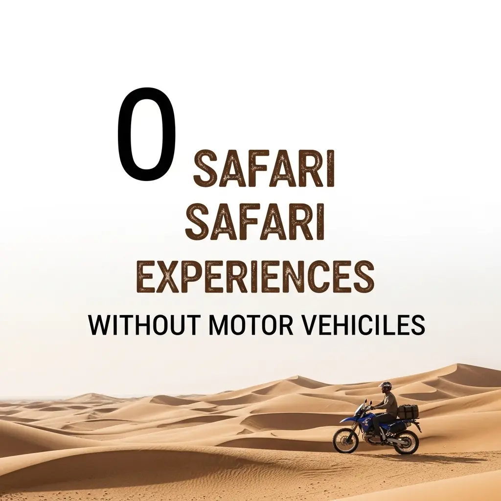 Non Motorized Safari 15 Secrets to Dubai Ancient Adventure