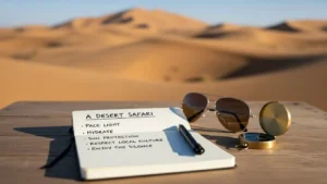Minimalist Travel 10 Essential Secrets for a Dubai Desert Safari