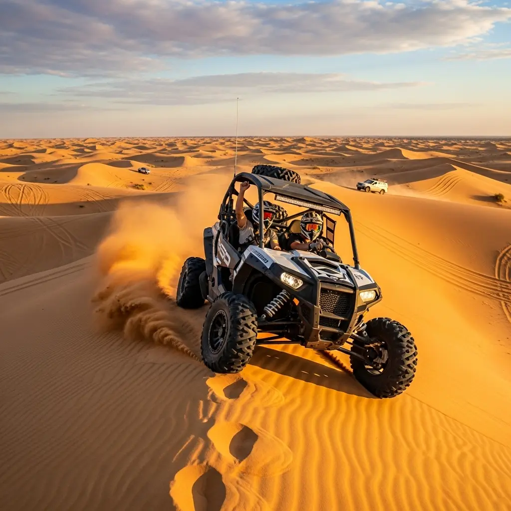 Dune Buggy Adventure: Mastering the High-Speed Thrills of the Dubai DesertDune Buggy Adventure is the ultimate adrenaline spike for anyone visiting the United Arab Emirates. While the traditional 4x4 safari offers a seated view of the landscape, getting behind the wheel of a specialized desert vehicle puts the power directly in your hands. It is a raw, visceral experience that connects you to the shifting terrain of the Arabian Peninsula in a way no other activity can.The desert is not just a backdrop; it is a challenging playground that requires skill, respect, and the right equipment. Many tourists arrive expecting a simple go-kart ride, but a true expedition across the red dunes is a serious undertaking. This guide will walk you through the nuances of vehicle choice, safety protocols, and the best hidden trails that only the locals know.As we move into 2026, the technology behind these off-road machines has advanced significantly. Modern buggies are equipped with sophisticated suspension systems and high-torque engines designed specifically for soft sand. Understanding how to harness this power is the first step toward becoming a desert legend.Choosing Your Perfect Off-Road MachineThe first stage of any Dune Buggy Adventure is selecting the right vehicle for your skill level and thrill requirements. Most rental companies offer a range of options, from single-seater 800cc engines to massive 2000cc four-seater monsters. Your choice will dictate the pace and the technicality of your ride.If you are a beginner, a 1000cc Polaris or Can-Am is often the gold standard. these vehicles are forgiving, with automatic transmissions that allow you to focus on steering rather than shifting. They offer enough power to climb significant dunes without being overwhelming for a first-timer.For the seasoned pro, high-performance "Pro-Lite" buggies offer a manual-shifting experience that requires precise coordination. These machines can reach incredible speeds on the flats and offer the torque necessary for vertical climbs on the steepest ridges of the Lahbab desert.Essential Safety Gear for Desert RacingSafety is the non-negotiable pillar of a successful Dune Buggy Adventure. Before you even touch the ignition, you must be properly outfitted. Every reputable tour operator will provide a full face helmet, goggles, and a chest protector.The desert wind carries fine silica sand that can act like sandpaper on your eyes if you aren't protected. High-quality goggles are essential for maintaining visibility, especially when following another vehicle in a convoy. Without them, you are essentially driving blind through a golden haze.Furthermore, these vehicles are fitted with five-point safety harnesses and full roll cages. It is vital to ensure your harness is tight enough to hold you firmly in the seat during sharp turns but loose enough to allow for natural movement. A roll cage is your primary line of defense in the unlikely event of a vehicle tip-over.Navigating the Challenging Red Dunes of LahbabThe Lahbab region is the primary theater for any high-end Dune Buggy Adventure. These dunes are famous for their deep reddish hue and their immense height. Navigating them requires an understanding of "momentum management."Unlike driving on asphalt, stopping on a steep incline in the sand will result in you getting stuck instantly. You must learn to maintain a steady throttle while climbing and how to "crest" the dune safely. Cresting involves reaching the top with just enough speed to look over the other side without launching the vehicle into the air.The descent is equally technical. You should always point the nose of the buggy straight down the fall line. Attempting to turn or drive diagonally across a steep face can cause the vehicle to roll. Trusting your vehicle's engine braking and keeping your wheels straight is the key to a safe and thrilling drop.The Importance of a Professional Trail GuideWhile the idea of wandering freely into the desert sounds romantic, a supervised Dune Buggy Adventure is significantly safer and more rewarding. Professional guides know the "flow" of the dunes. They can lead you through natural bowls and ridges that maximize the fun while avoiding dangerous "drop-offs" or hidden rocks.Guides also act as your first responders. If your engine overheats or you find yourself buried in soft sand, they have the tools and the expertise to recover the vehicle quickly. They also monitor the weather patterns, ensuring that a sudden sandstorm doesn't turn your fun afternoon into a survival situation.For those looking to book with the best in the business, visit https://htdesertsafari.com/ for curated private expeditions. You can also cross-reference vehicle specifications and safety ratings on industry-leading sites like https://dubaidesertsafarie.com/ and https://royaldesertadventures.ae/ to ensure you are getting a modern, well-maintained machine.Timing Your Ride for Maximum ImpactWhen planning your Dune Buggy Adventure, the time of day is a critical factor. The midday sun is not only punishingly hot, but it also creates "flat light." Flat light erases the shadows on the dunes, making it impossible to see the depth of a drop or the height of a ridge.The most popular slots are the early morning and the late afternoon. The late afternoon "Golden Hour" provides long shadows that highlight the contours of the sand, making it much easier to read the terrain. It also offers the most stunning backdrops for photography, with the sand taking on a glowing, metallic quality.Morning rides are preferred by those who want to avoid the crowds. The air is crisp, the sand is often firmer due to the overnight moisture, and you have the entire horizon to yourself. Regardless of the time you choose, always check the local visibility report to ensure a clear path through the dunes.Buggy TypeEngine CapacityDifficultyBest TerrainPolaris RZR1000ccBeginnerMixed DunesCan-Am Maverick1500ccIntermediateSteep ClimbsCustom Sand Rail2000cc+ExpertWide FlatsFamily Wagon1000ccAll AgesScenic TrailsHydration and Physical PreparationDriving a buggy is more physically demanding than a standard Desert Safari. You will be using your core, arms, and legs to stabilize yourself against the g-forces of the turns. Preparing your body for a Dune Buggy Adventure involves staying hydrated and eating light before the ride.The dry desert air can cause dehydration within minutes. It is essential to drink at least two liters of water in the hours leading up to your booking. Most operators carry extra water on the support vehicles, but having a small personal supply is always a smart move.Avoid heavy meals right before your slot. The constant bouncing and jarring of the vehicle can lead to motion sickness or general discomfort. A light snack of fruit or nuts is the perfect fuel to keep your energy high without weighing you down during the high-speed maneuvers.Understanding Desert Environmental EtiquetteA responsible Dune Buggy Adventure also involves respecting the delicate ecosystem of the Arabian Desert. While it may look like an empty wasteland, the desert is home to specialized flora and fauna that can be easily damaged by reckless driving.Always stay on the established tracks or follow the lead of your guide. Avoid driving over desert shrubs or near known wildlife nesting areas. The goal is to "leave no trace" so that future generations can enjoy the same pristine beauty that you are experiencing today.Furthermore, noise pollution is a factor. When passing near desert camps or traditional Bedouin settlements, keep your speed and RPMs low. Being a respectful explorer ensures that the relationship between the tourism industry and the local culture remains positive and sustainable.Capturing Your Adventure on CameraDocumenting your Dune Buggy Adventure is a priority for most travelers, but it requires specialized gear. Standard cameras are prone to sand damage. Using an action camera with a sealed housing is the best way to record your ride without risking your expensive equipment.Mounting a camera to your helmet or the roll cage of the buggy provides a dynamic, first-person perspective that truly captures the speed and intensity of the dunes. For still photos, wait for the scheduled breaks on the high ridges where the engine is off and the dust has settled.If you want professional-grade footage, many luxury operators like https://royaldesertadventures.ae/ offer drone photography as an add-on. Having a drone follow your buggy from above provides a cinematic view of the landscape that is impossible to achieve from the ground. It turns your afternoon ride into a high-production movie trailer.Communication Protocols During the RideInside the vehicle, the roar of the engine makes verbal communication difficult. Most Dune Buggy Adventure operators use a system of hand signals or helmet-to-helmet intercoms. Understanding these signals before you set off is vital for a coordinated group experience.A hand held out to the side usually indicates a turn, while a raised fist means a full stop. If you see your guide tapping their helmet, it might be a signal to slow down or watch for a hazard ahead. Staying alert and keeping your eyes on the guide ensures that the convoy remains tight and safe.In case of an emergency, every buggy is equipped with a radio to contact the base camp. If you feel unwell or notice a mechanical issue with your vehicle, signal the guide immediately. Do not attempt to fix a mechanical problem yourself in the middle of a dune field; let the professionals handle it.The Psychological High of Desert SpeedThere is a unique psychological benefit to a Dune Buggy Adventure. The combination of focused concentration and high-speed movement creates a state of "flow" that is incredibly effective at reducing stress. For many, it is a form of desert meditation.When you are navigating a complex dune field, the worries of the modern world disappear. Your only focus is the line ahead of you and the roar of the engine. It is a powerful way to reset your mind while engaging your body in a challenging physical task.This sense of accomplishment after successfully navigating a difficult ridge is what brings people back to Dubai year after year. It isn't just a tourist activity; it’s a personal challenge that tests your reflexes and your courage in one of the most beautiful environments on earth.Post-Adventure Recovery and RelaxationOnce your Dune Buggy Adventure is over, your body will need time to wind down. The adrenaline spike is often followed by a period of physical fatigue. Most safaris transition directly into a desert camp experience, where you can relax on traditional cushions and enjoy a BBQ dinner.Take this time to stretch your muscles. Pay particular attention to your lower back and shoulders, which take the most vibration during the ride. Rehydrating with fresh juices or traditional Arabic tea is a great way to replenish the fluids you lost in the heat.Sharing stories with your fellow riders over a campfire is the perfect way to cap off the day. The camaraderie built during a shared off-road challenge is often the highlight of the entire vacation. For insights into the best post-ride camp facilities, explore the details at https://dubaidesertsafarie.com/.Weather Contingencies and FlexibilityThe desert is unpredictable. While Dubai is famous for its sun, sandstorms or heavy fog can occasionally interfere with your scheduled Dune Buggy Adventure. High-quality operators prioritize safety over profit and will postpone a ride if visibility is compromised.If your ride is cancelled due to weather, don't be discouraged. Most companies offer a flexible rescheduling policy. A ride during or immediately after a light rain is actually a rare treat, as the wet sand provides incredible grip and creates a completely different driving dynamic.Always provide a working local contact number during your booking so the operator can reach you with updates. Being flexible with your schedule ensures that you get the best possible conditions for your desert experience. You can check for live weather updates and availability at https://htdesertsafari.com/.Comparing Group vs Private ExpeditionsWhen booking your Dune Buggy Adventure, you must decide between a group convoy and a private tour. A group tour is more social and cost-effective, but you are tied to the pace of the slowest driver. If you are an experienced enthusiast, this can sometimes feel restrictive.A private expedition offers total freedom. You can choose the route, the speed, and the duration of your stops. It is the best option for those who want to focus on photography or technical driving without the distractions of a large group.While more expensive, a private tour provides a bespoke level of service. Your guide can provide one-on-one coaching, helping you master advanced techniques like side-hilling and jump landings. For those who take their off-roading seriously, the private option is always the superior choice.Technical Maintenance of the FleetThe reliability of your Dune Buggy Adventure depends entirely on the maintenance schedule of the fleet. The desert is incredibly hard on machinery. Sand gets into the air filters, the fuel lines, and the brake systems, requiring daily cleaning and inspection.Reputable companies employ a team of full-time mechanics who strip down the vehicles every evening. They check the tire pressure, the fluid levels, and the integrity of the roll cages. When you book through a professional site like https://royaldesertadventures.ae/, you are paying for the peace of mind that comes with a perfectly maintained machine.Never settle for a company that uses outdated or visibly damaged equipment. A "cheap" buggy ride often means shortcuts have been taken in the workshop. In the deep desert, a mechanical failure is more than just an inconvenience; it can be a significant safety risk.The Evolution of the Desert BuggyThe machines used in a modern Dune Buggy Adventure are a far cry from the modified VW Beetles of the 1970s. Today’s vehicles are purpose-built racing machines. The introduction of long-travel suspension and electronic power steering has made the desert accessible to everyone, regardless of their physical strength.We are also seeing the rise of electric buggies. These silent machines offer massive amounts of instant torque, which is perfect for climbing dunes. They also provide a more eco-friendly way to enjoy the desert without the noise and emissions of a traditional combustion engine.As Dubai continues to lead in tourism innovation, the Dune Buggy Adventure will continue to evolve. From AI-assisted navigation to augmented reality helmets that show the best path through the dunes, the future of desert off-roading is incredibly bright.Planning for the Long Drive to the DesertMost Dune Buggy Adventure sites are located about 45 to 60 minutes away from the city center. This transit is usually handled by a luxury 4x4 pickup service. Use this time to mentaly prepare for the ride and ensure your gear is ready.The drive out to the desert is a scenic journey in itself. You will watch the skyline of Dubai fade away, replaced by the rolling red dunes of the Sharjah border. It is a transition from the hyper-modern world to a landscape that has remained unchanged for millennia.Ensure you have your digital voucher and a form of identification ready for the check-in process. Most operators require a brief waiver to be signed before you are given the keys. Being organized during this phase means more time spent on the sand and less time in the office.Why Winter is the Golden Season for BuggiesWhile you can technically go on a Dune Buggy Adventure year-round, the winter months (November to March) are the absolute best. The temperatures are mild, ranging from 20 to 25 degrees Celsius, allowing you to stay out on the dunes for hours without overheating.The winter also brings clearer skies and better visibility. The lack of summer haze means you can see the distant mountains and the full expanse of the dune fields. It is the peak season for a reason, and the atmosphere in the desert is electric with activity.If you are visiting in the summer, aim for a sunrise ride. Starting at 5:30 AM allows you to beat the heat and experience the desert in a unique, cool light. However, be prepared for higher humidity and shorter ride durations to ensure the safety of both the drivers and the engines.Summary of the Desert Buggy ExperienceA Dune Buggy Adventure is a rite of passage for any thrill-seeker visiting Dubai. It is a rare opportunity to take control of a powerful machine in one of the most challenging environments on earth. By following the safety protocols and choosing a reputable operator, you ensure a lifetime of memories.From the first roar of the engine to the final sunset over the ridges, the experience is a masterclass in adrenaline and beauty. It tests your limits, expands your skills, and provides a perspective of the Arabian Desert that is truly unique.Don't just be a spectator in the desert; be an active participant. Grab the wheel, feel the sand beneath the tires, and discover why the Dune Buggy Adventure is the most talked-about activity in the Middle East. Your desert legend starts now.Frequently Asked Questions (FAQs)What is the minimum age for a Dune Buggy Adventure in Dubai?Most operators require the driver to be at least 16 years old. However, children as young as 6 can often participate as passengers in a multi-seater buggy. It is essential to check the specific age and height requirements of your chosen company before booking.Do I need a driving license to drive a dune buggy?In most cases, you do not need a formal road driving license to participate in a guided Dune Buggy Adventure. However, you must demonstrate a basic understanding of the vehicle's controls and pass a short safety briefing. Some high-performance rentals may have stricter requirements.What should I wear for my desert buggy ride?Wear comfortable, loose-fitting clothing that you don't mind getting dusty. Long sleeves and pants provide protection from the sun and sand. Closed-toe shoes like sneakers or hiking boots are mandatory; flip-flops are not allowed for drivers as they can get caught in the pedals.Is dune buggy driving dangerous?Like any adventure sport, there are inherent risks. however, when conducted through a professional operator with modern safety gear and an experienced guide, the risks are significantly minimized. Following instructions and staying within your skill level is the key to safety.How long does a typical buggy session last?Standard sessions usually range from 30 minutes to 2 hours of actual driving time. When you include the transit from the city, the safety briefing, and the gear-up time, you should allow at least 4 to 5 hours for the total experience.Can I drive a buggy if I have never been off-roading before?Absolutely. Most buggies are automatic and very easy to handle. The guides will provide a full orientation and start with easy trails to build your confidence before heading into the larger dunes. It is an activity designed for all skill levels.What is the difference between a quad bike and a dune buggy?A quad bike is like a motorcycle with four wheels; you sit on it and use a handlebar for steering. A dune buggy is more like a car; you sit inside a roll cage, use a steering wheel, and have a foot pedal for the throttle and brakes. Buggies are generally considered safer and more powerful.Can I book a private buggy tour?Yes, private tours are highly recommended for those who want a customized experience. This allows you to set your own pace and focus on the specific areas of the desert that interest you most. You can book private sessions through https://htdesertsafari.com/.What happens if I crash or damage the buggy?Most reputable companies include basic insurance in the booking price. However, you are often responsible for "negligent damage" (damage caused by ignoring the guide's instructions). Always read the waiver carefully to understand your financial liability.Are there restrooms available in the desert?There are no restrooms in the middle of the dunes. However, the base camps where you gear up are equipped with modern, clean facilities. It is best to use them before you head out on your ride.Is there a weight limit for the buggies?Most vehicles have a maximum weight capacity per seat, usually around 110-120kg. This is to ensure the suspension and safety harnesses function correctly. If you have concerns, it is best to check with the operator during the booking process.Can pregnant women participate in a Dune Buggy Adventure?No, due to the high-impact nature of the ride and the risk of sudden jarring movements, buggy driving is not recommended for pregnant women. Most operators have a strict policy against it for safety reasons.Do the buggies have GPS?Most rental buggies do not have guest-facing GPS, as you are expected to follow your guide. However, the lead guide's vehicle is equipped with high-accuracy satellite navigation to ensure the convoy never loses its way in the vast desert.Can I bring my own helmet?Yes, you are usually welcome to bring your own equipment provided it meets the safety standards required by the operator. Most professional riders prefer their own gear for comfort and fit.What kind of food is provided after the ride?Standard packages often include water and light snacks. If you book a "Combo" package, it will usually include a full BBQ buffet dinner at a traditional desert camp, featuring both vegetarian and non-vegetarian options.Is alcohol allowed during or before the ride?Absolutely not. Every operator has a zero-tolerance policy for alcohol. Driving a high-performance machine in the sand requires 100% focus and coordination. If a guest is suspected of being under the influence, they will be denied the ride without a refund.How do I get my photos after the ride?If you have used the company's professional photography service, they will usually send you a digital link to your photos and videos within 24 hours. If you used your own GoPro, the footage is yours to keep instantly.What is the best way to handle sand in my electronics?Avoid opening your phone or changing lenses in the desert. If sand gets on your gear, use a soft brush or a specialized blower to remove it. Do not wipe it with a cloth, as the grains will scratch the surface.Can I drive a buggy in the rain?While rare in Dubai, riding in the rain is actually very fun. The sand becomes much firmer, offering better traction. Unless there is lightning or heavy flooding, most operators will continue the ride in light rain.Why should I choose https://htdesertsafari.com/ for my booking?They offer a curated selection of the highest-rated operators in the UAE. Their focus on vehicle maintenance, safety, and customer service ensures that your Dune Buggy Adventure is exactly what you dreamed it would be. For further research, check out https://dubaidesertsafarie.com/ and https://royaldesertadventures.ae/.