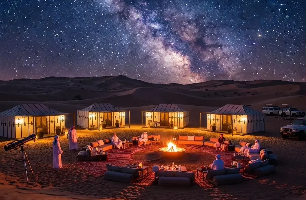 Overnight Desert Safari Stargazing: A Journey Into the Infinite Night