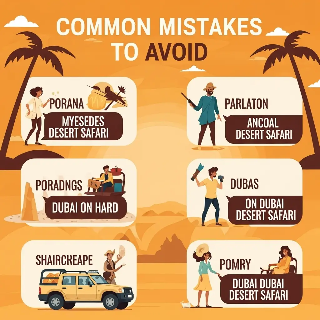Dubai Safari Mistakes: 10 Spectacular Ways to Avoid Ruining Your Arabian Vacation