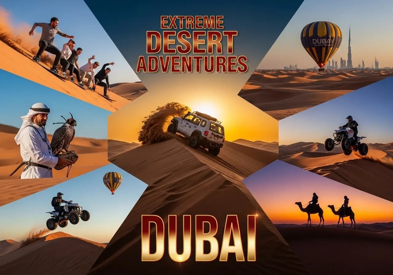 Dubai Desert Safari 2026 with dune bashing and desert sunset